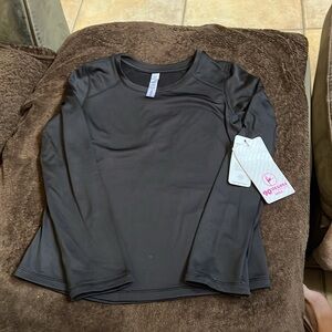 NWT 90 Degrees by Reflex Girl’s Polarflex Fleece-Lined Long-Sleeve T-Shirt Sz L